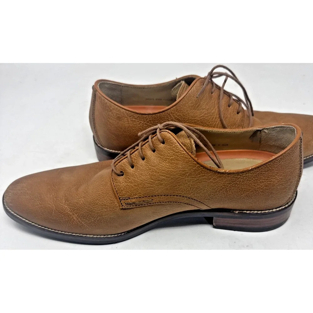 Cole Haan Grand.OS Men's Size 9.5  Tan Leather Oxford C12229